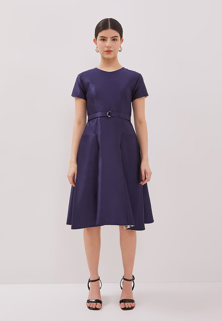 Alessandra Dress - Floral Print Reversible Dress