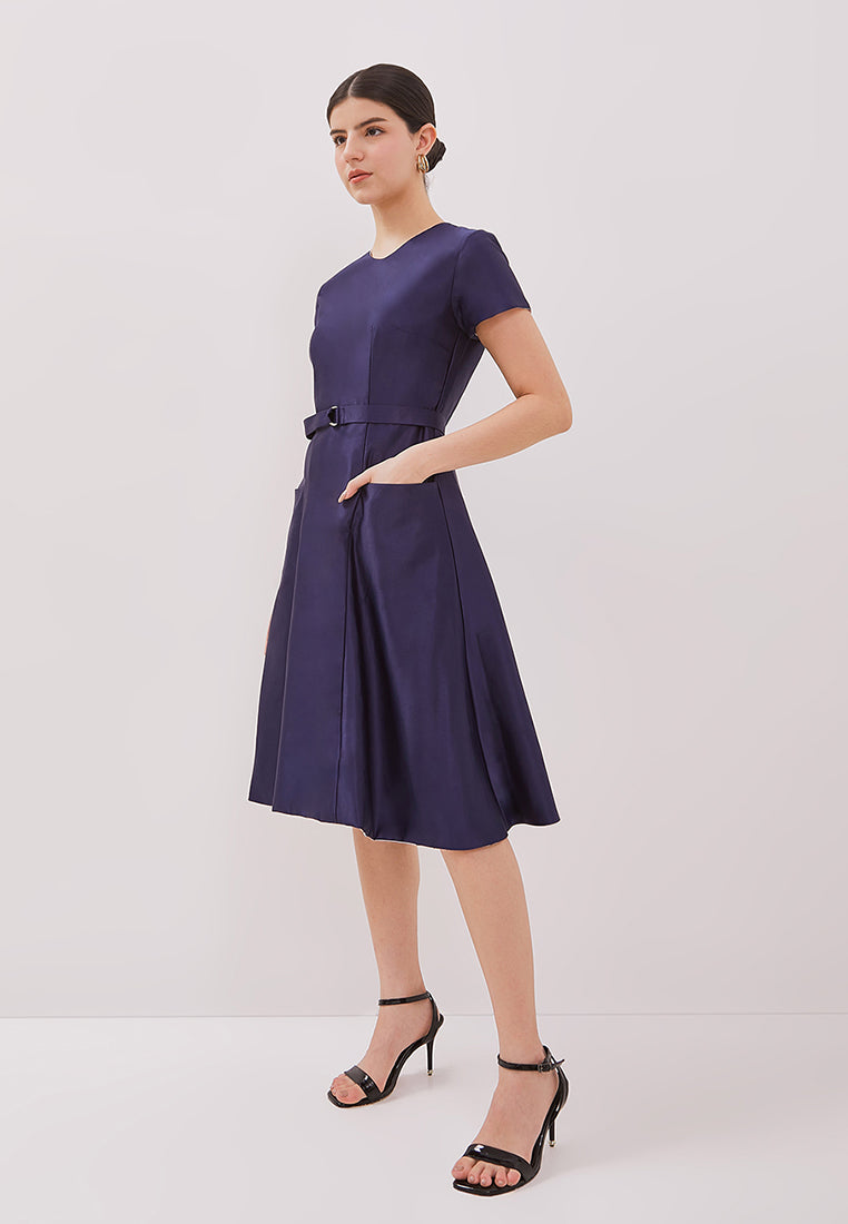 Alessandra Dress - Floral Print Reversible Dress