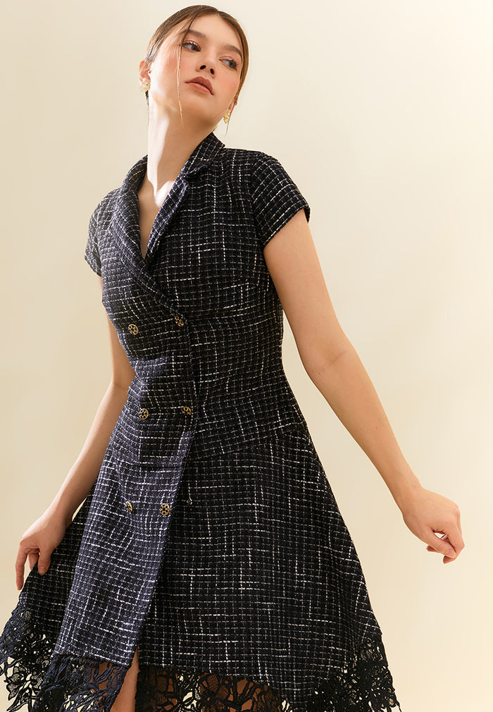 Calla Tweed Dress ESYE Singapore Calla Tweed Dress ESYE Singapore