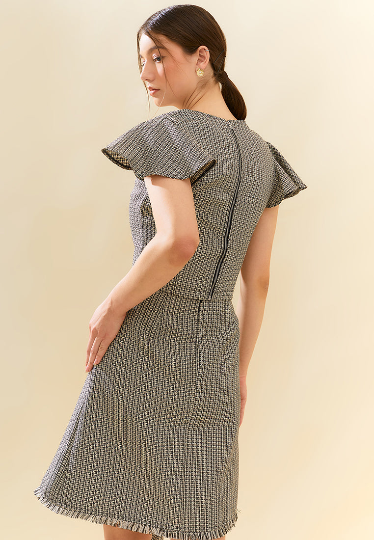 Itzel Tweed Skirt