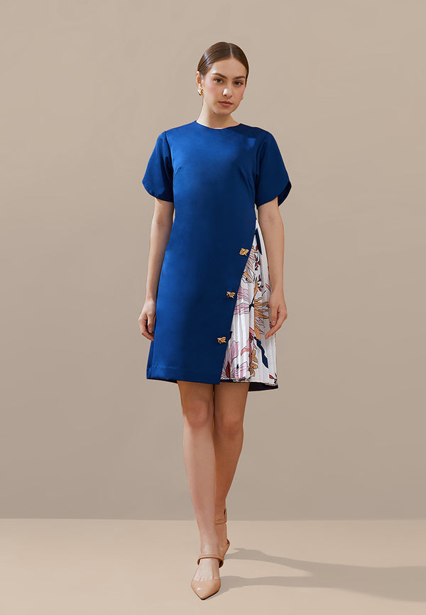 Niela Dress - Pleated Side Cut Dress