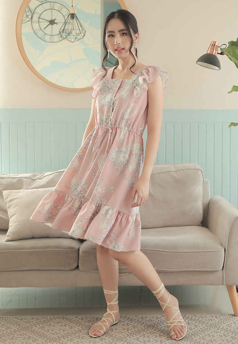 "Utopia"  | Becky Print Dress