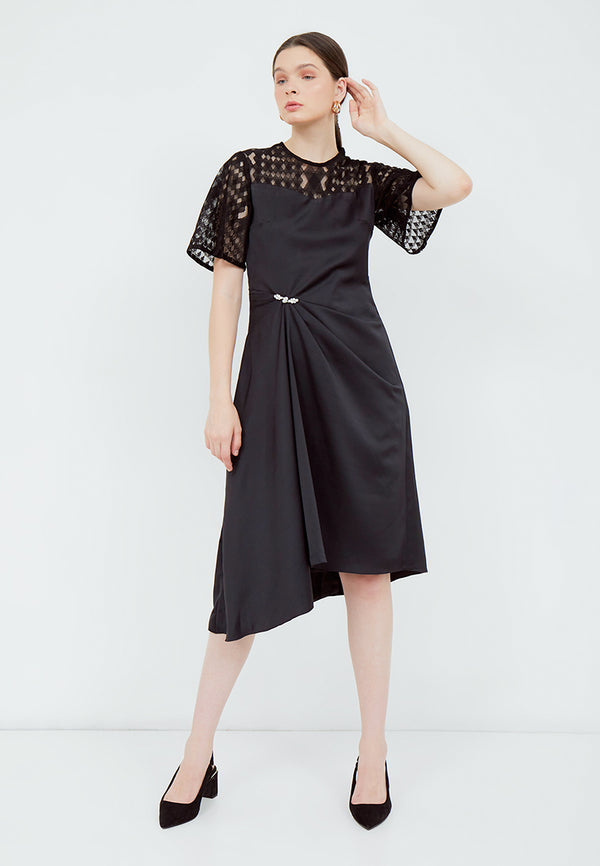 Cassia Drape Dress