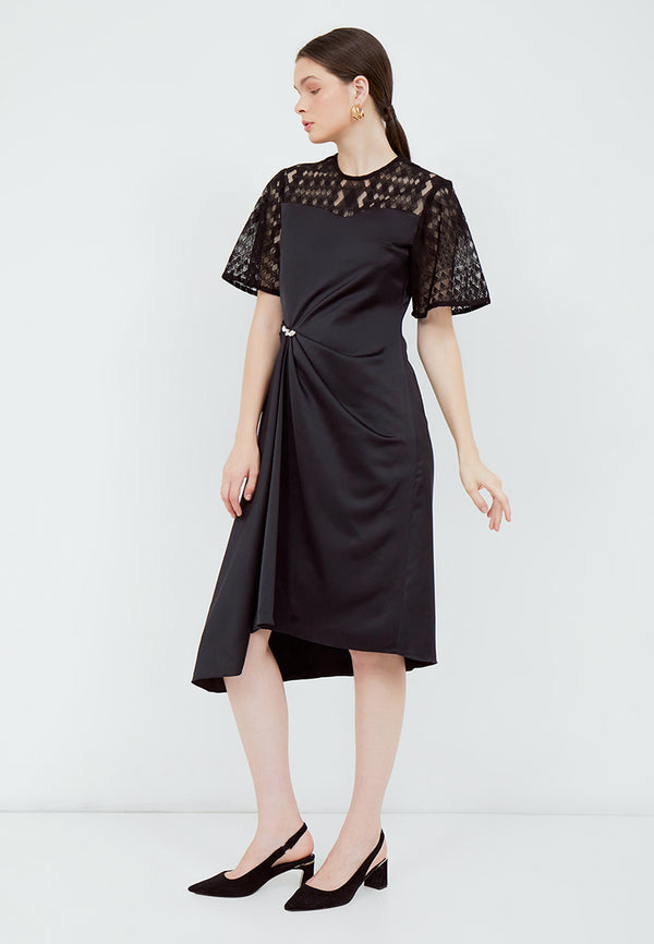 Cassia Drape Dress