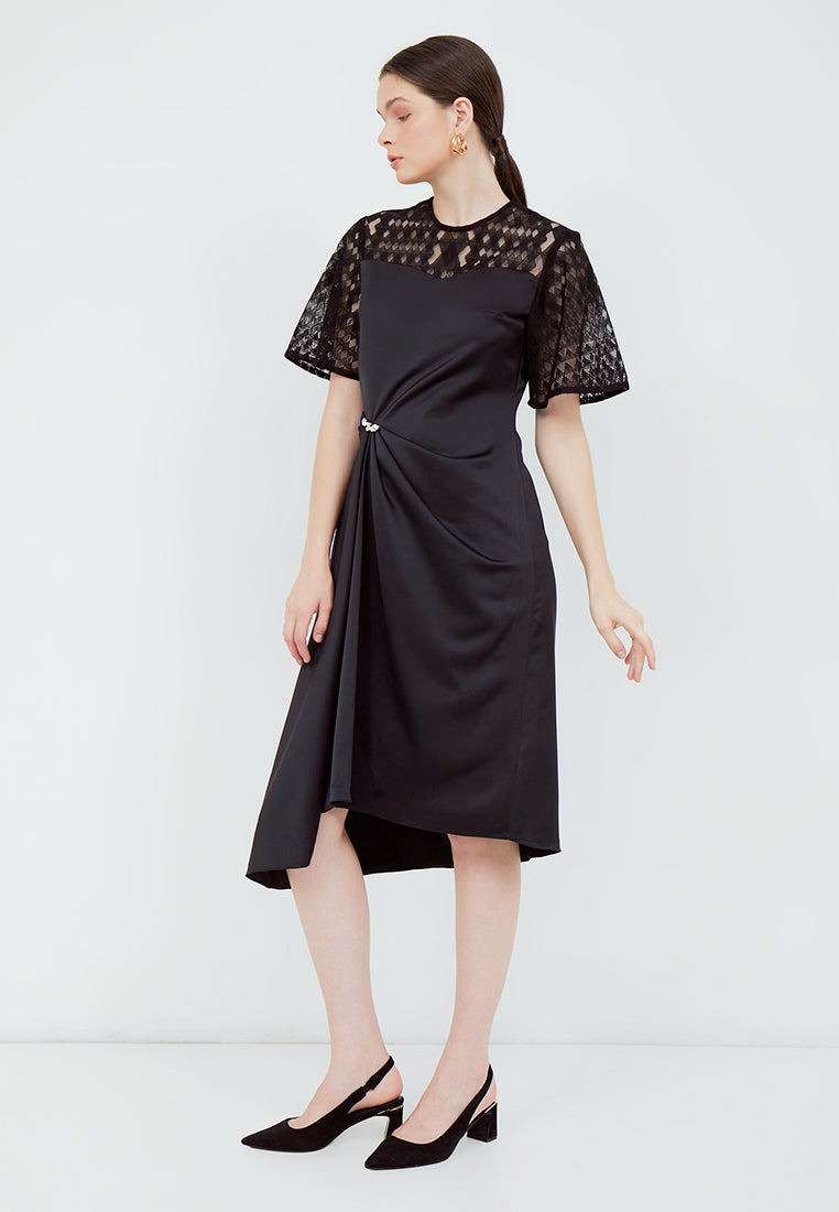 Cassia Drape Dress