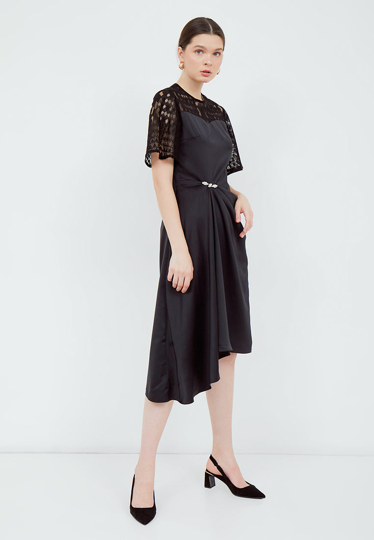 Cassia Drape Dress