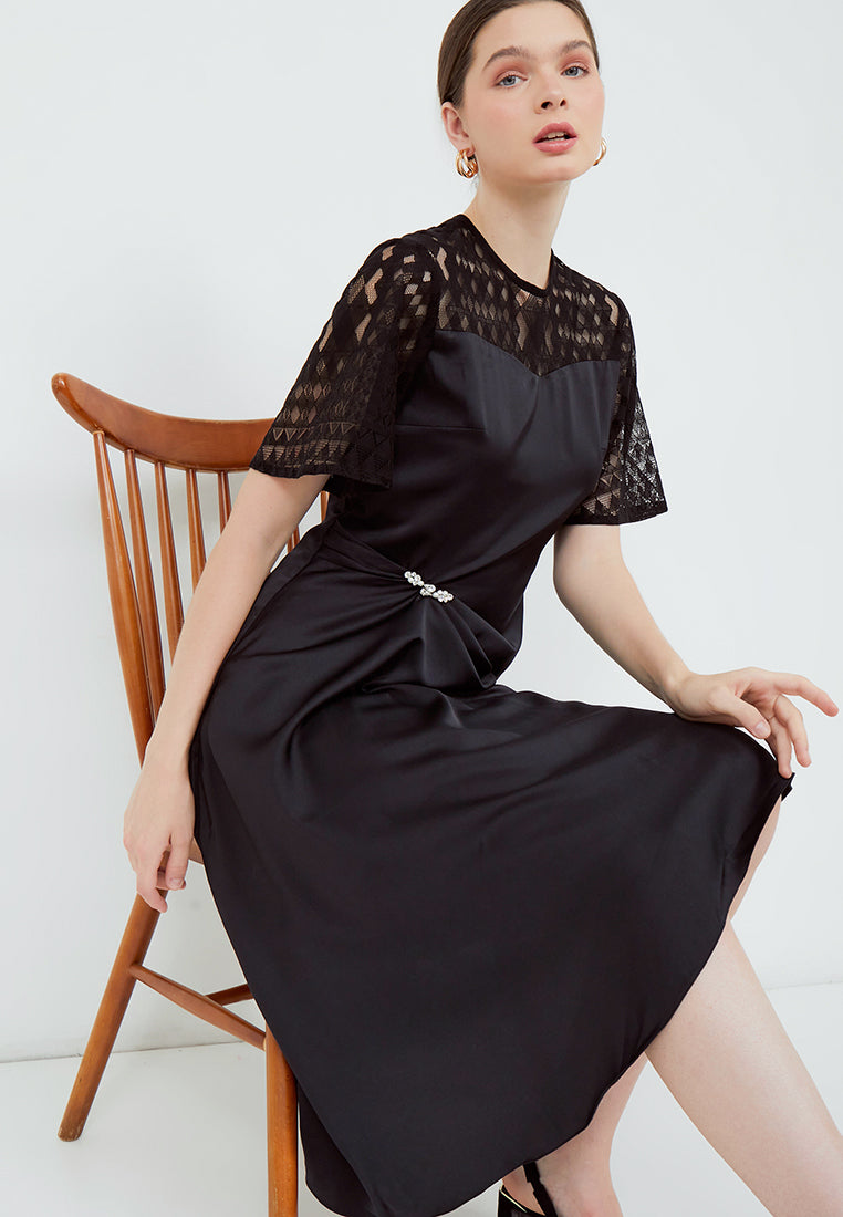 Cassia Drape Dress