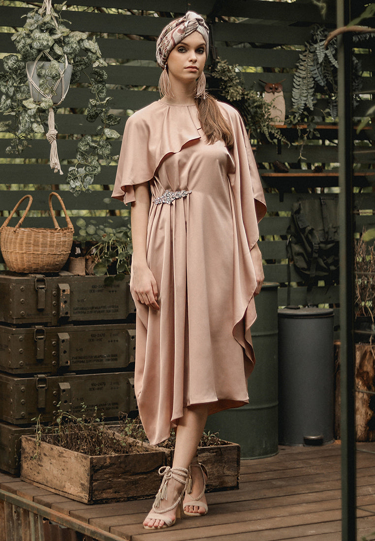 "Utopia" | Leila Drape Kaftan Dress