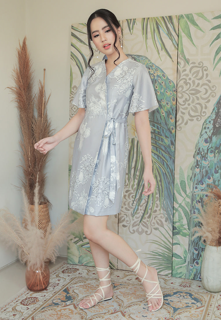 "Utopia" | Maize Print Dress